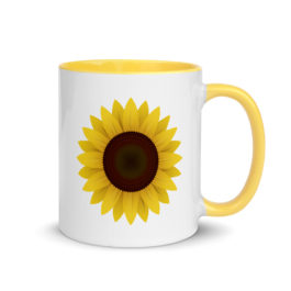 Sunflower – Mug with Color Inside